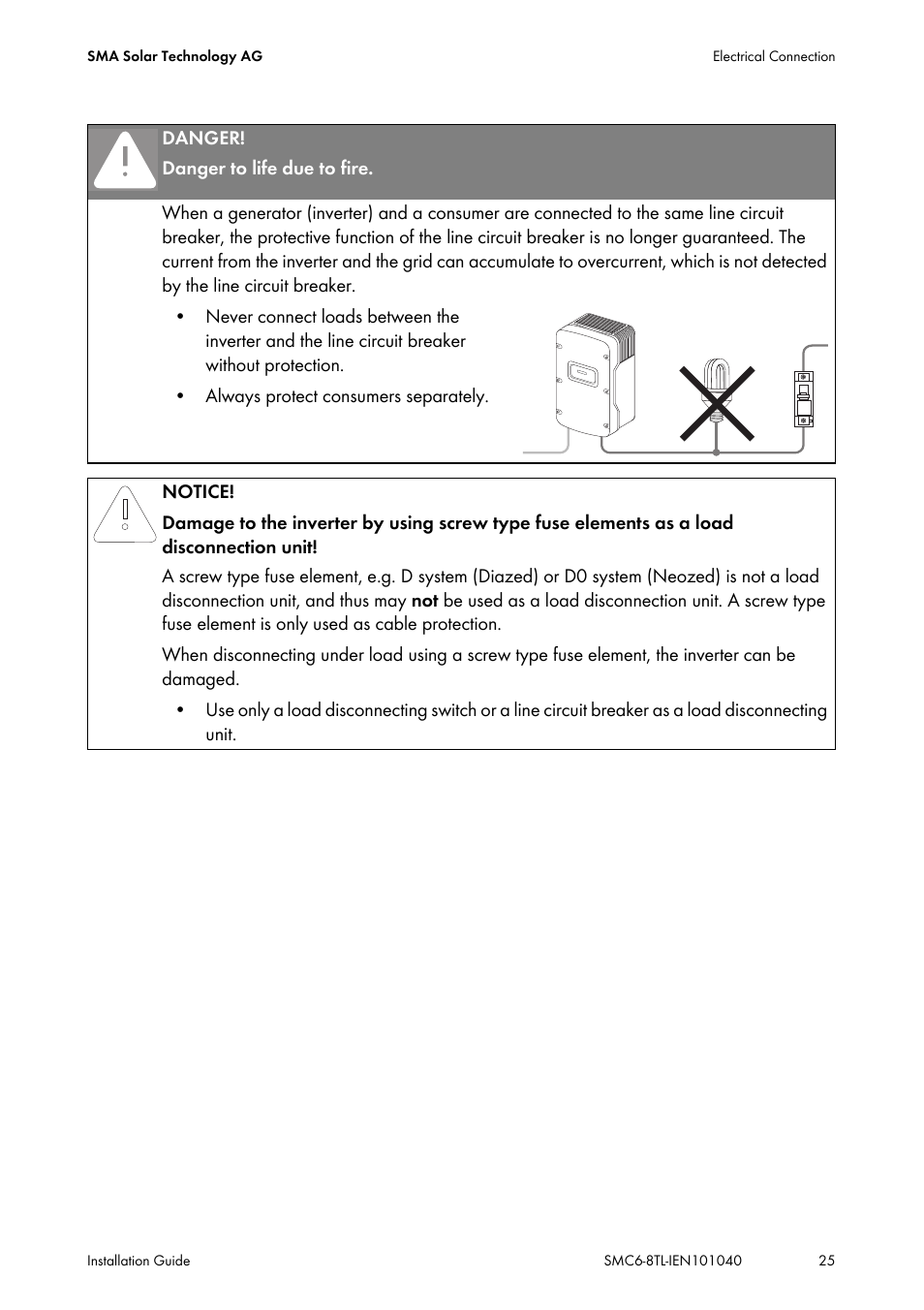 SMA SMC 6000TL Installation User Manual | Page 25 / 88