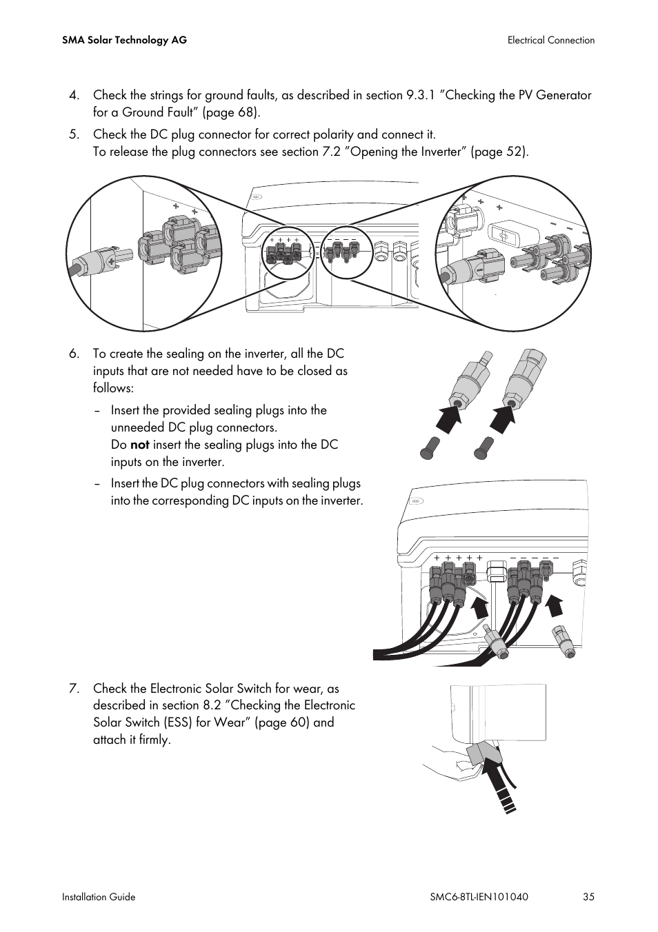 SMA SMC 6000TL Installation User Manual | Page 35 / 88