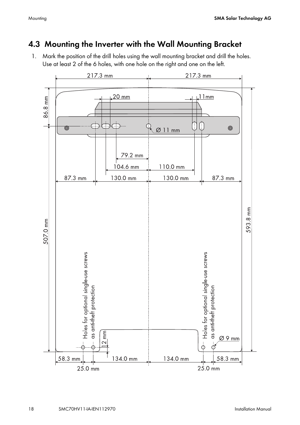SMA SMC 7000HV Installation User Manual | Page 18 / 88