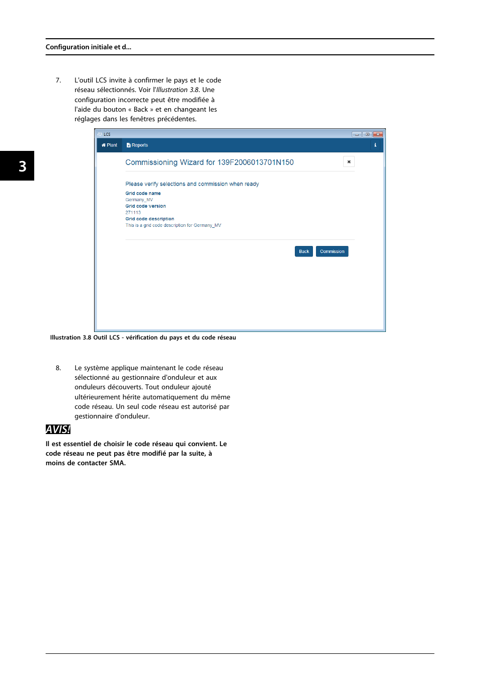 Avis | SMA MLX Series User Manual | Page 101 / 153