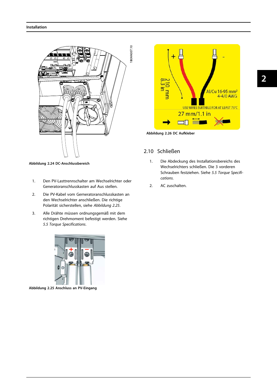 10 schließen | SMA MLX Series User Manual | Page 132 / 153