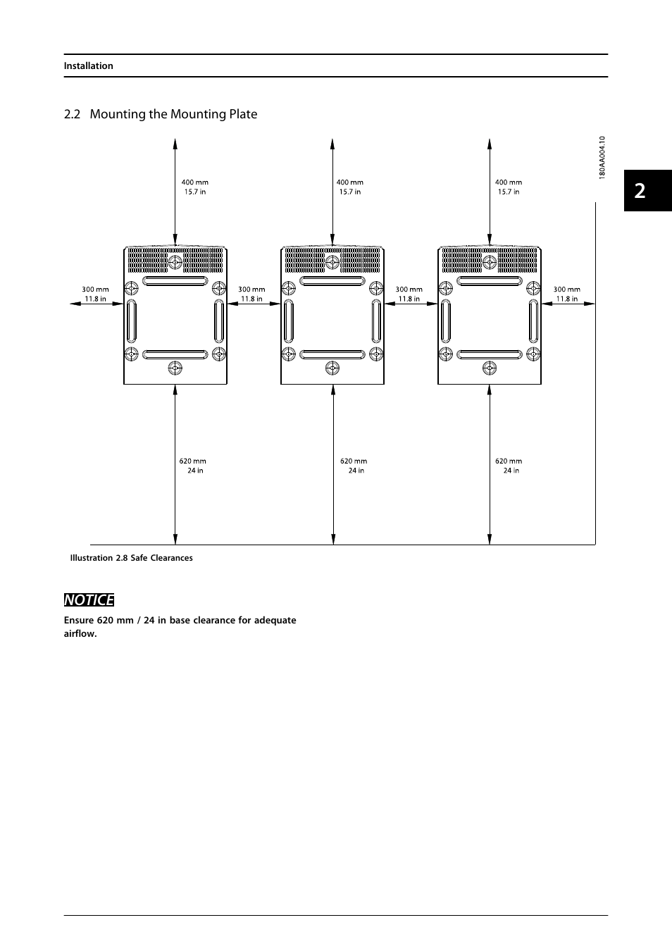2 mounting the mounting plate | SMA MLX Series User Manual | Page 14 / 153