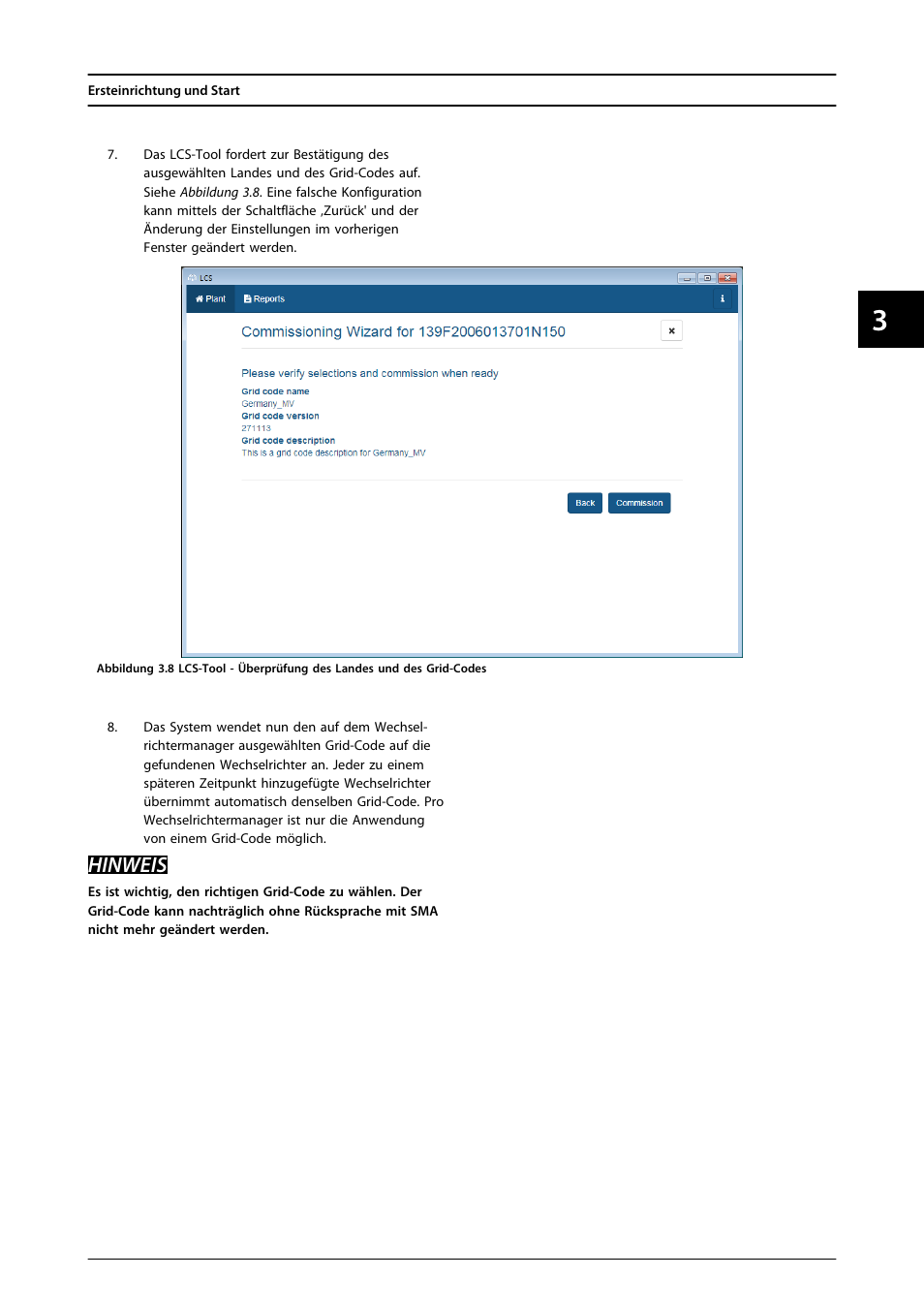 Hinweis | SMA MLX Series User Manual | Page 140 / 153