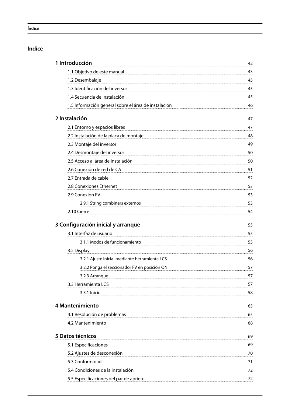 Español | SMA MLX Series User Manual | Page 41 / 153