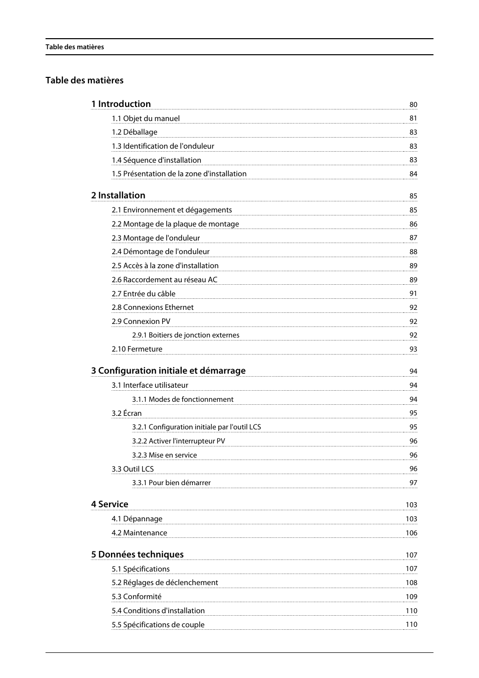 Français | SMA MLX Series User Manual | Page 79 / 153