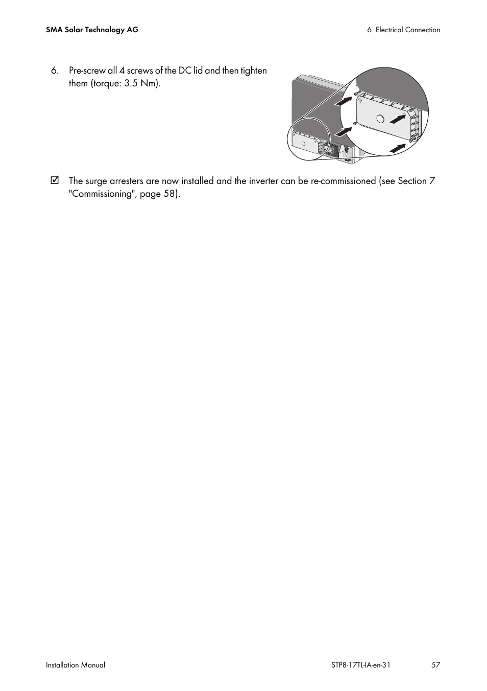 SMA STP 8000TL-10 User Manual | Page 57 / 128