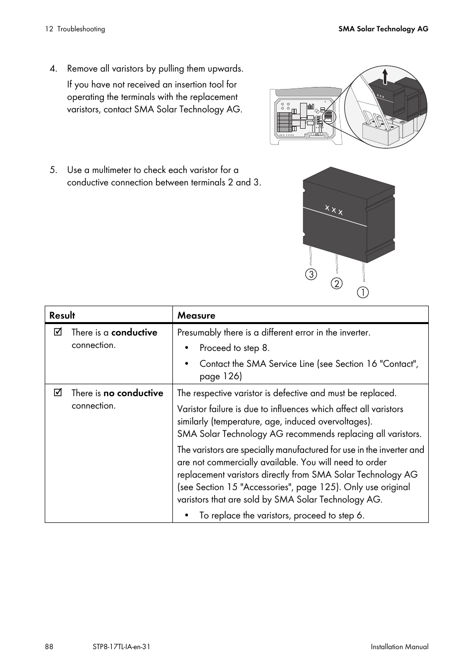 SMA STP 8000TL-10 User Manual | Page 88 / 128