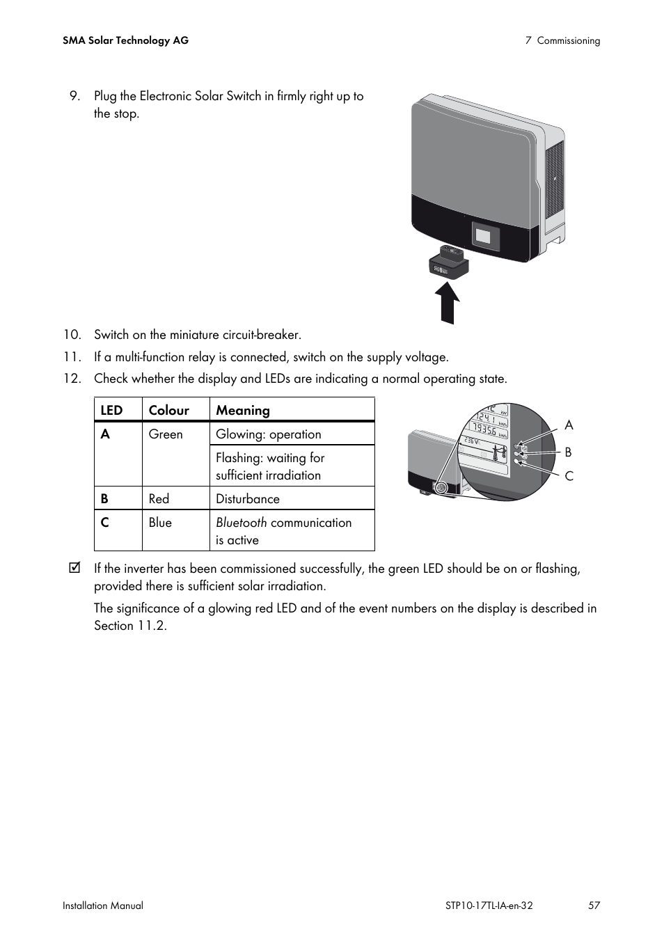 SMA STP 10000TL-10 Installation User Manual | Page 57 / 116