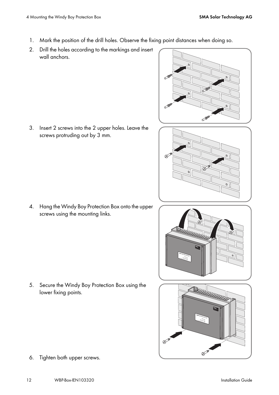 SMA WBP-Box User Manual | Page 12 / 28