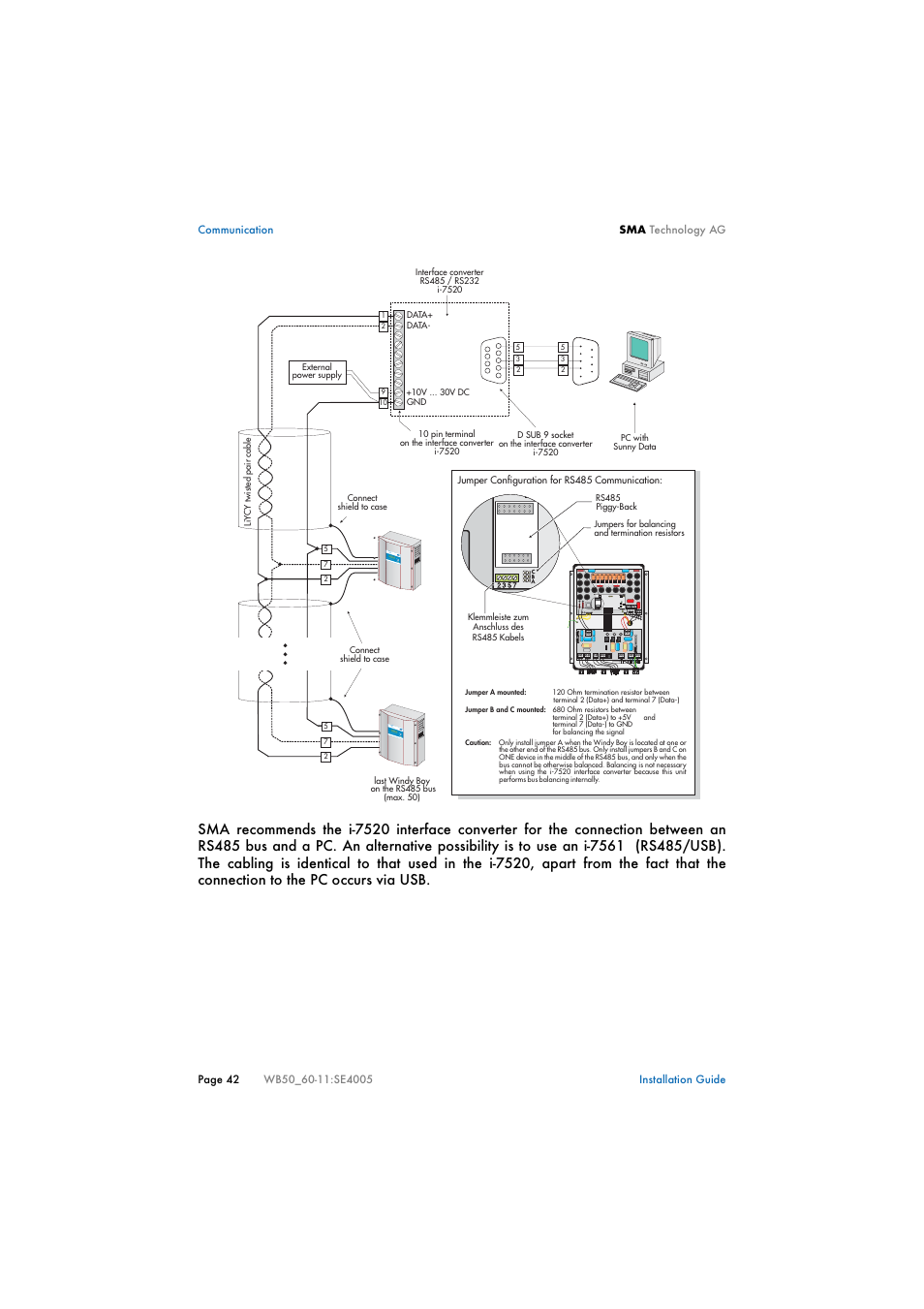 SMA WB 5000 Installation User Manual | Page 42 / 54
