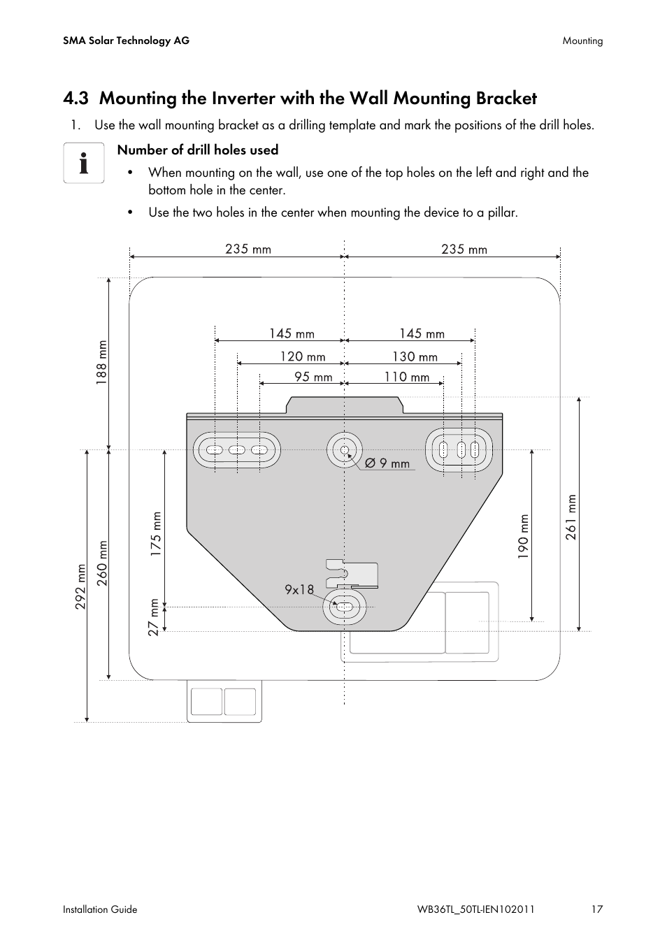 SMA WB 3600TL User Manual | Page 17 / 96