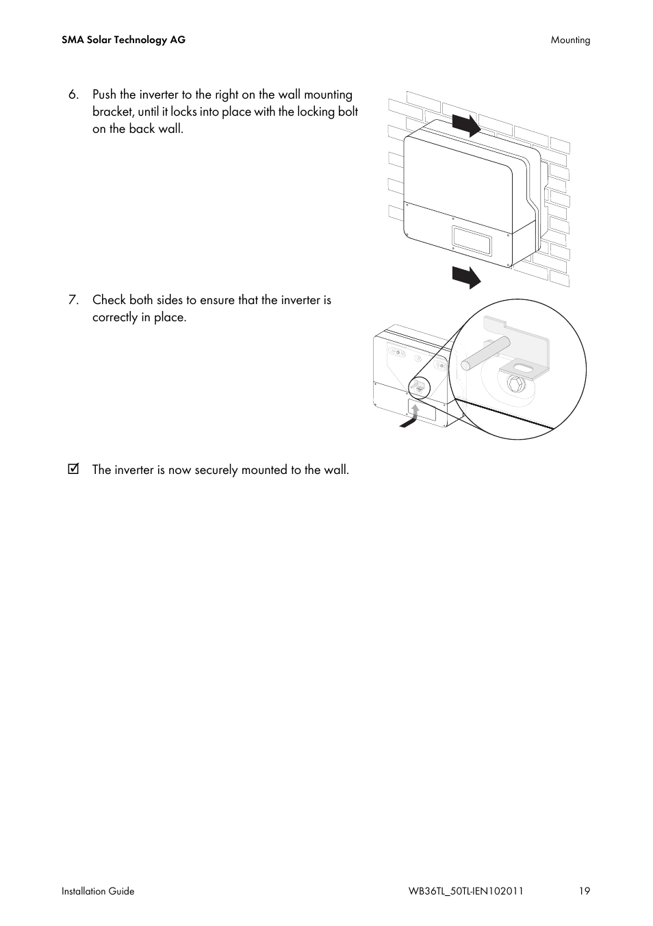 SMA WB 3600TL User Manual | Page 19 / 96