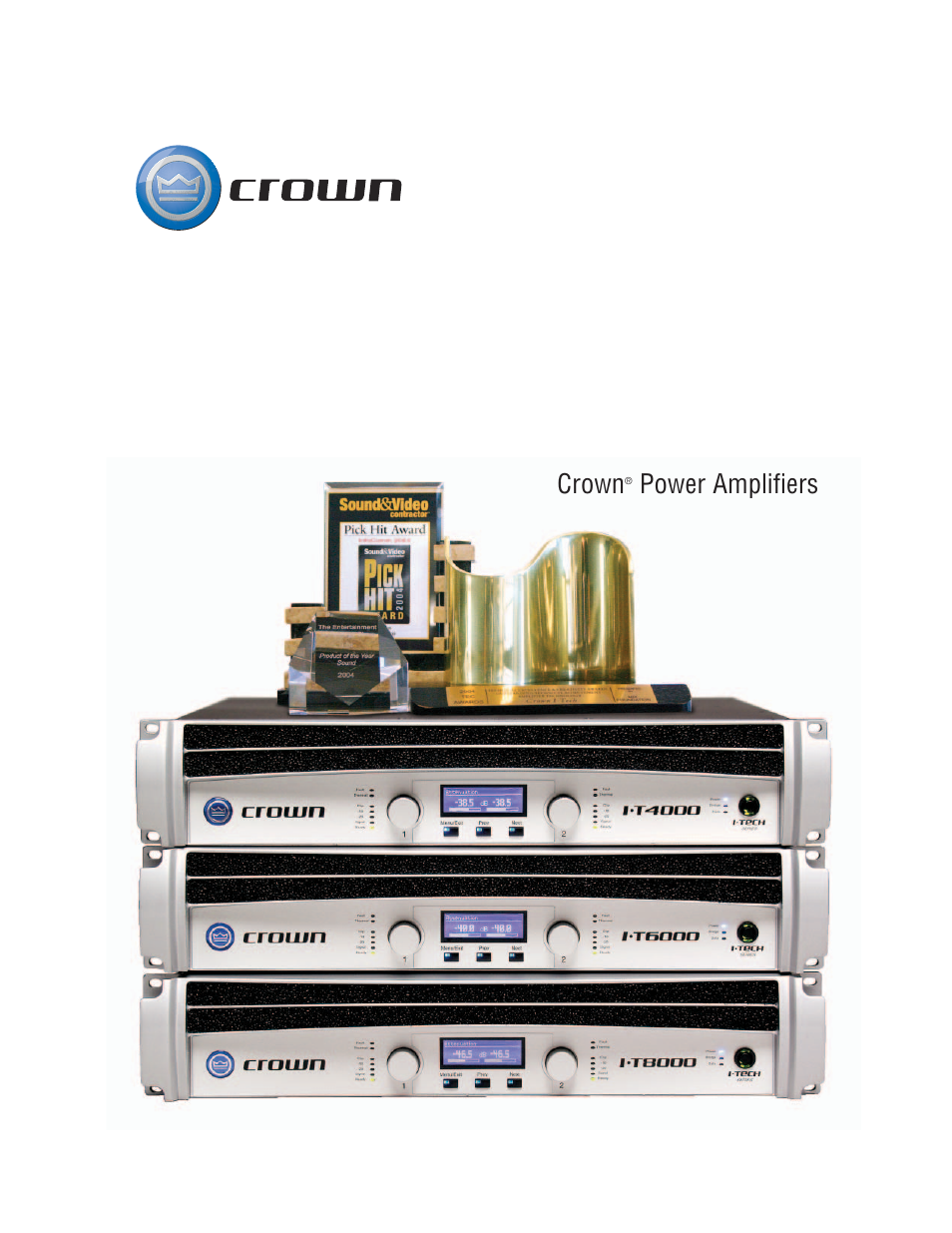 Crown Audio I-T6000 User Manual | 83 pages