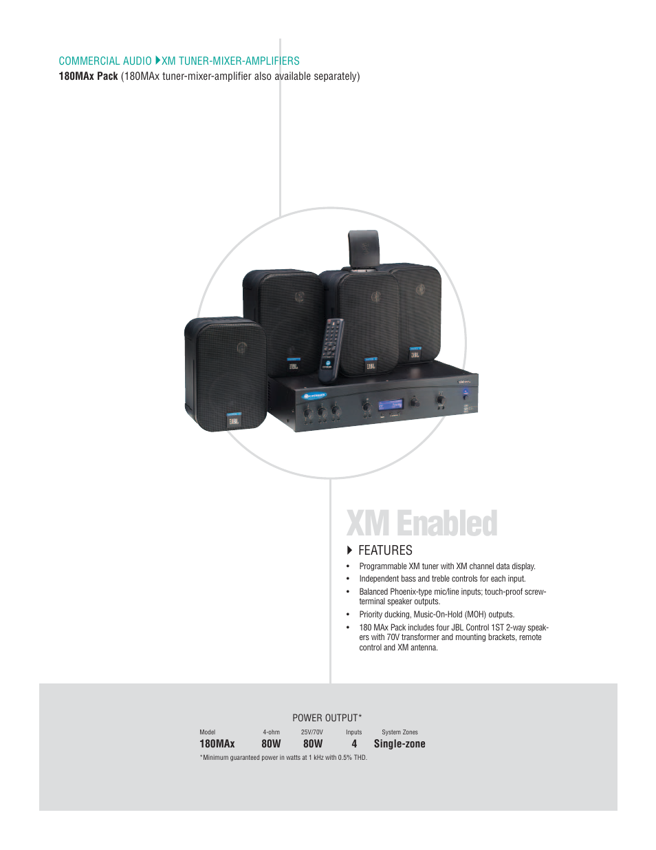 Xm enabled, Features | Crown Audio I-T6000 User Manual | Page 30 / 83