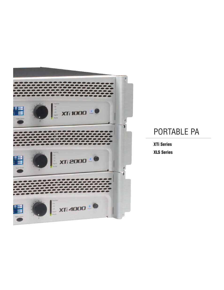 Portable pa | Crown Audio I-T6000 User Manual | Page 35 / 83