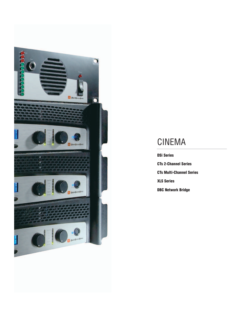 Cinema | Crown Audio I-T6000 User Manual | Page 59 / 83