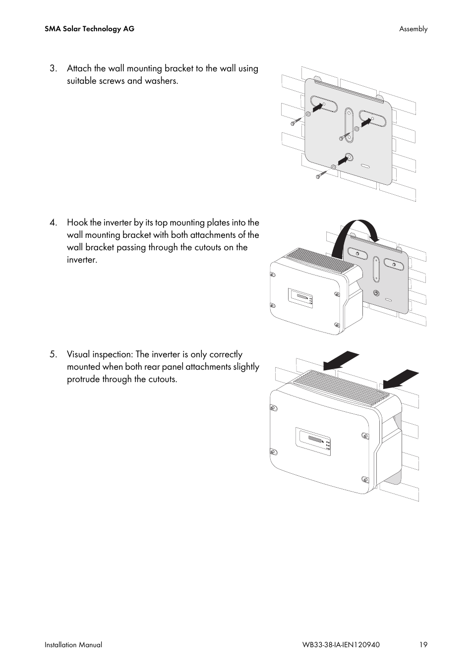 SMA WB 3300-11 Installation User Manual | Page 19 / 80