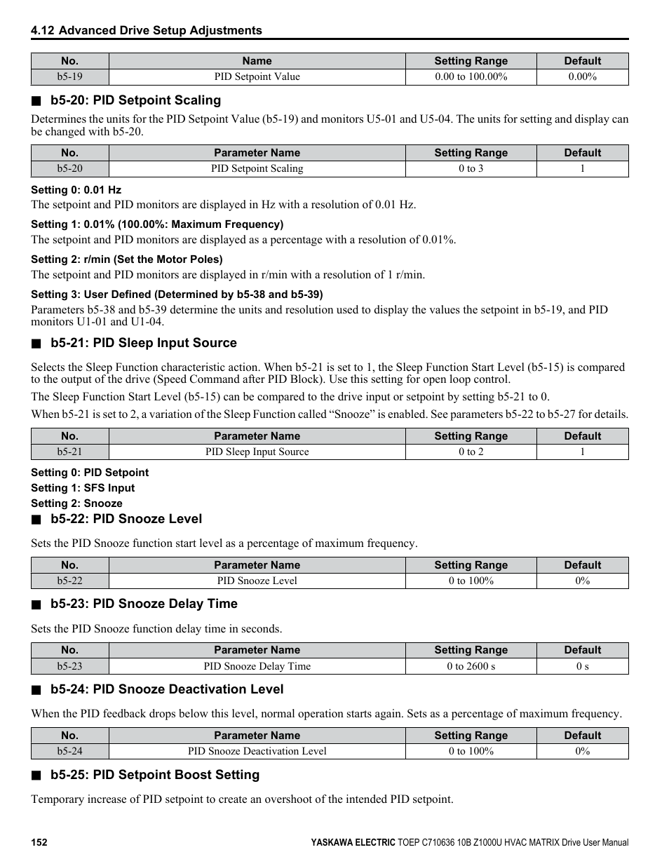 Yaskawa Z1000U User Manual | Page 152 / 378