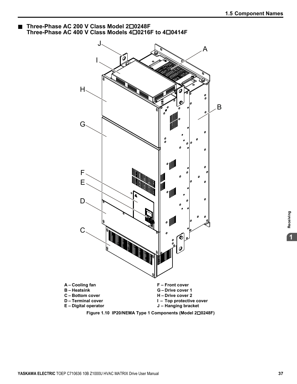 Yaskawa Z1000U User Manual | Page 37 / 378