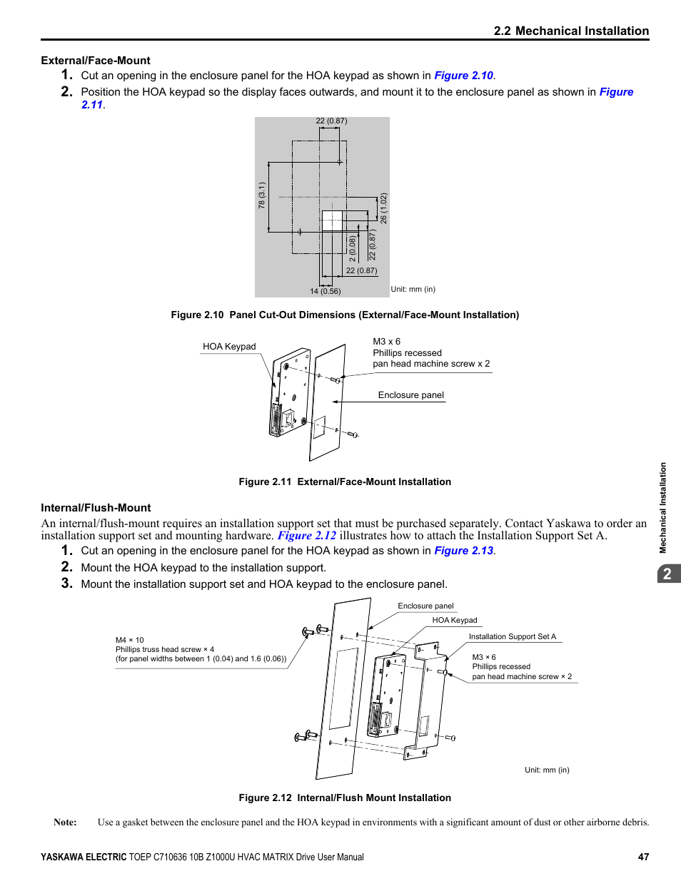 Yaskawa Z1000U User Manual | Page 47 / 378