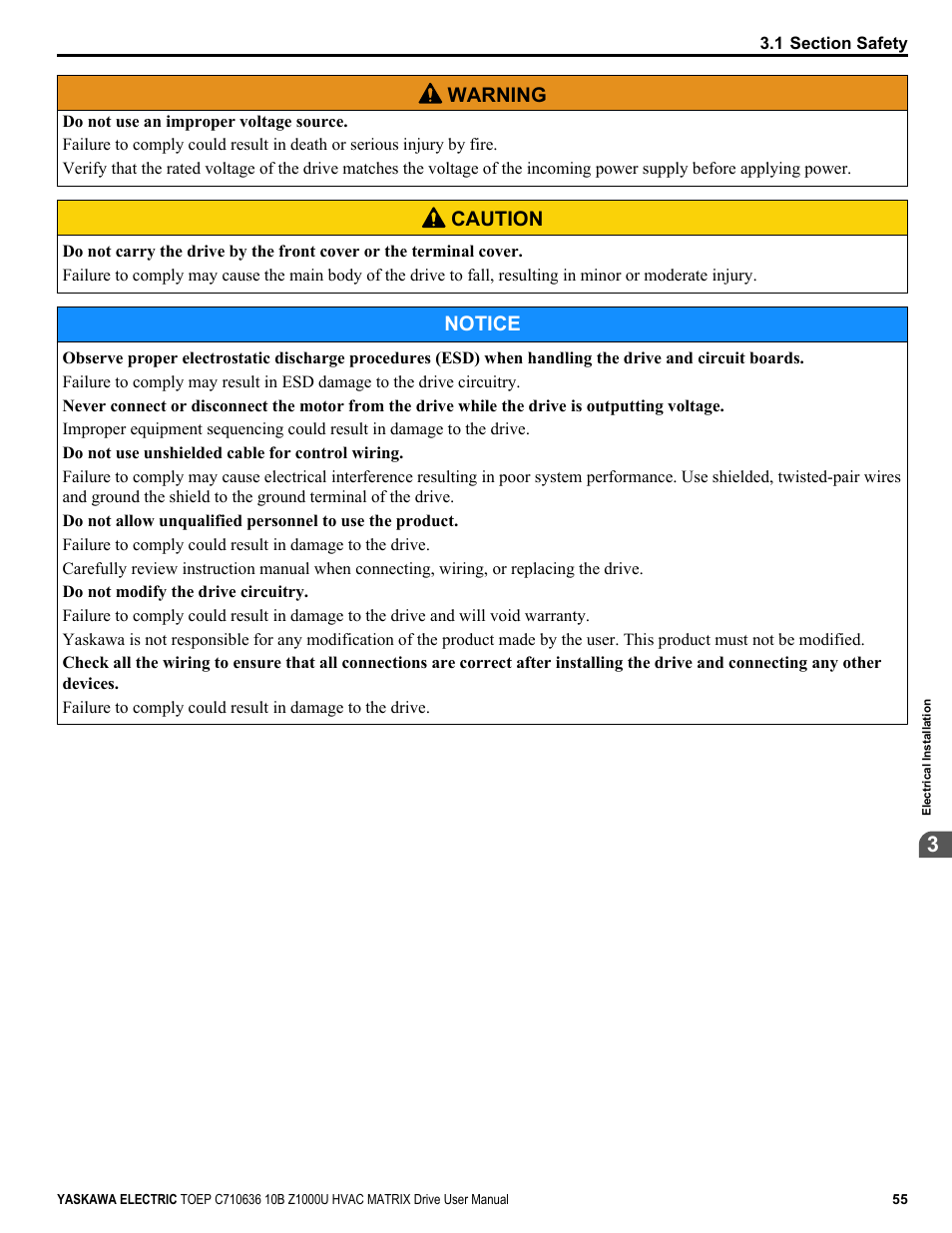 Yaskawa Z1000U User Manual | Page 55 / 378