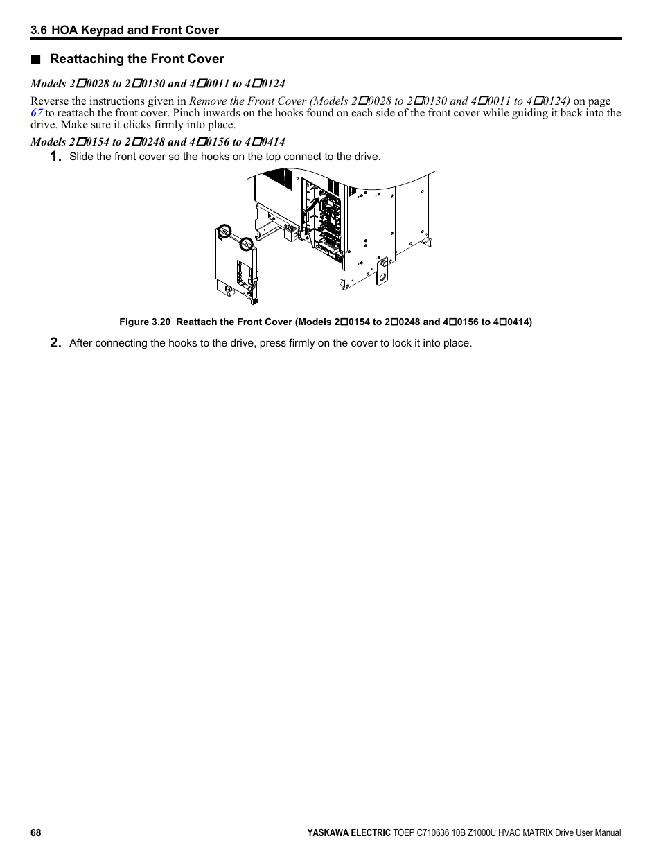 Yaskawa Z1000U User Manual | Page 68 / 378