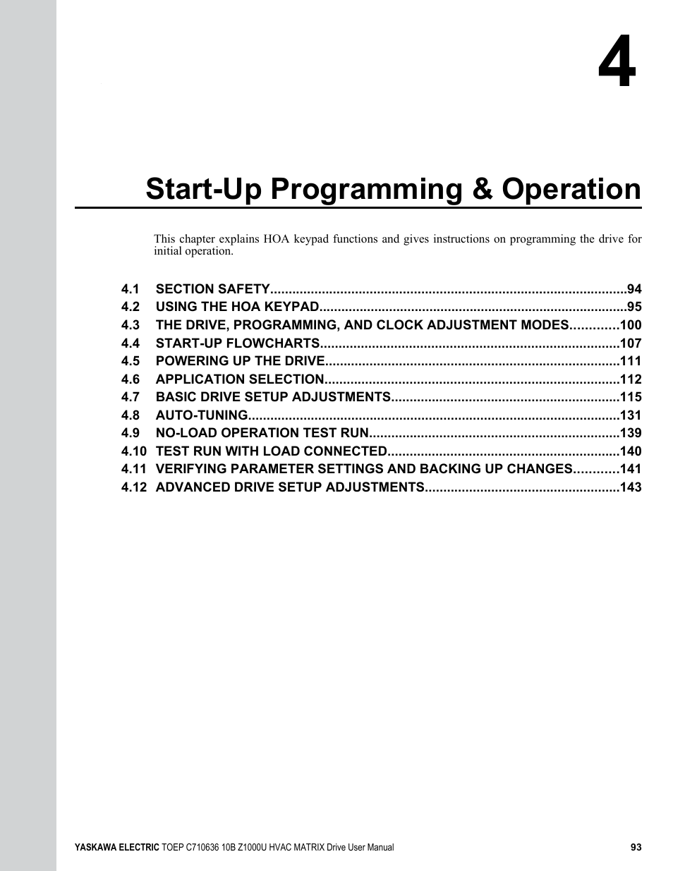 Start-up programming & operation | Yaskawa Z1000U User Manual | Page 93 / 378