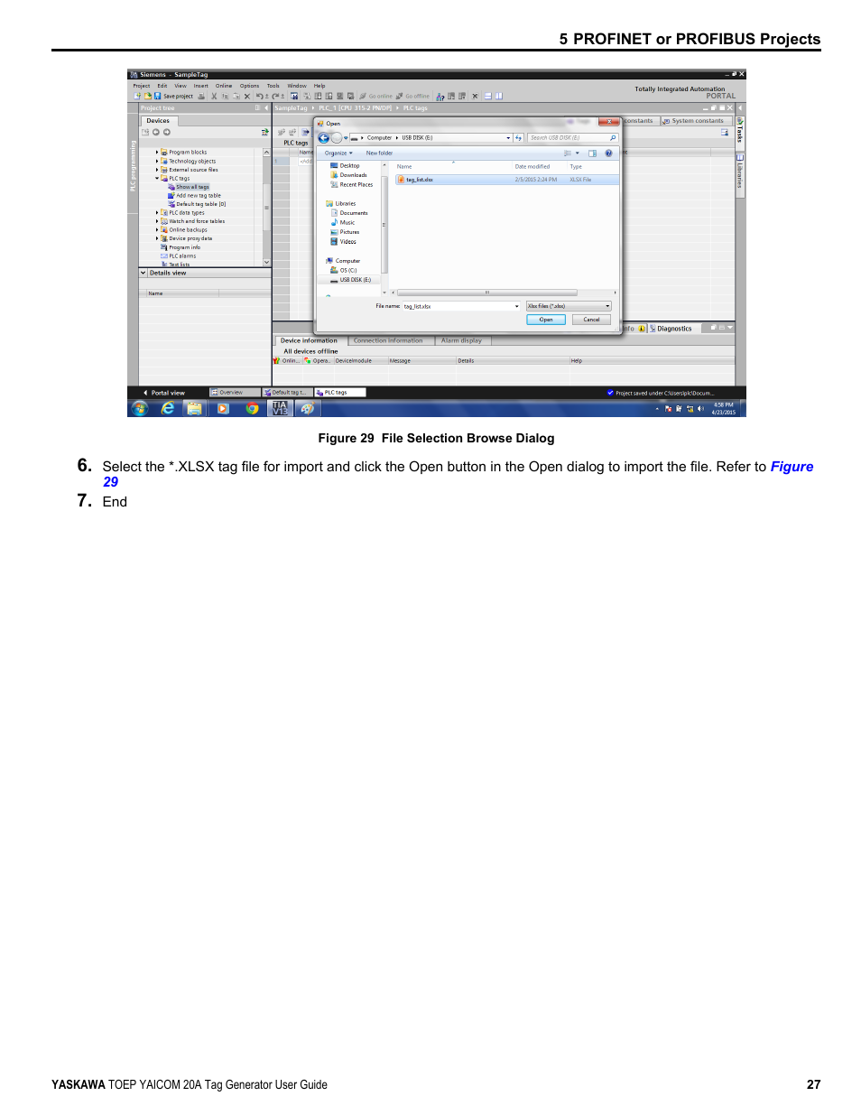 Figure 29 | Yaskawa Tag Generator User Manual | Page 27 / 30