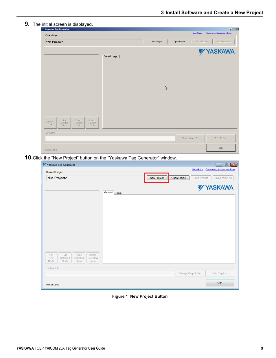 Yaskawa Tag Generator User Manual | Page 9 / 30