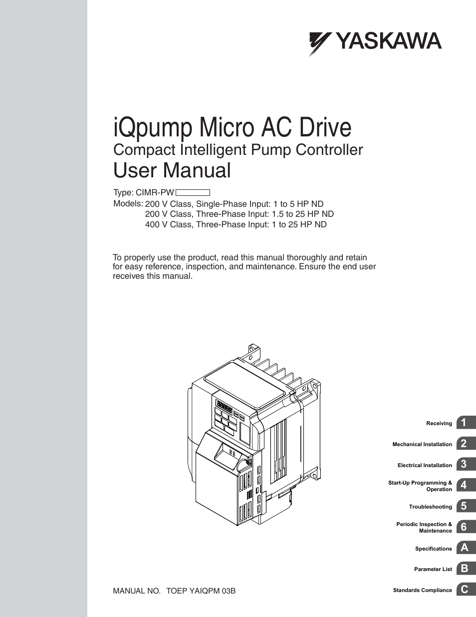 Yaskawa iQpump Micro User Manual | 300 pages