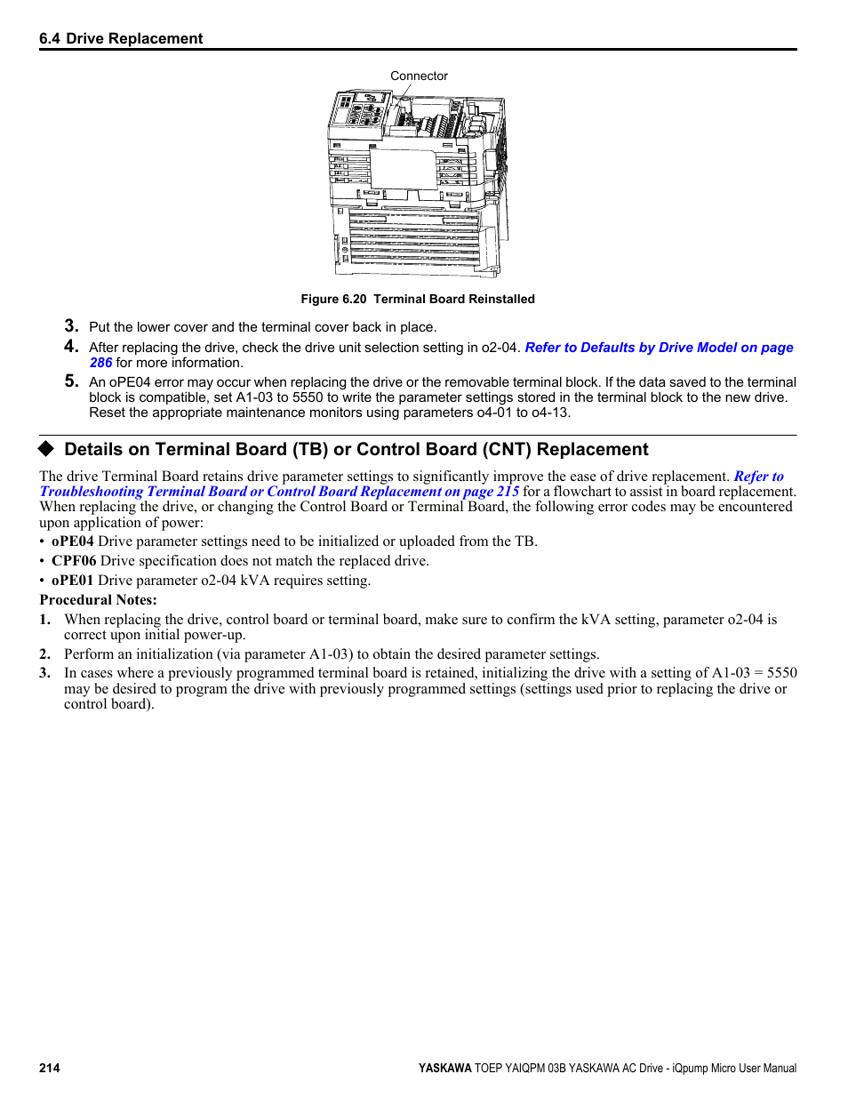 Yaskawa iQpump Micro User Manual | Page 214 / 300