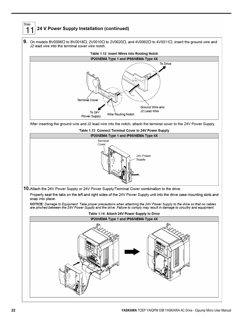 Yaskawa iQpump Micro User Manual | Page 22 / 300