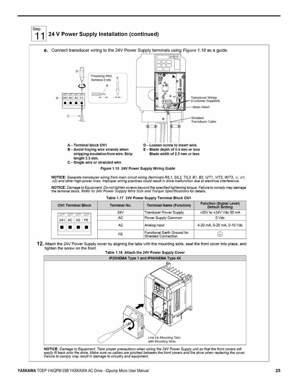 Yaskawa iQpump Micro User Manual | Page 25 / 300