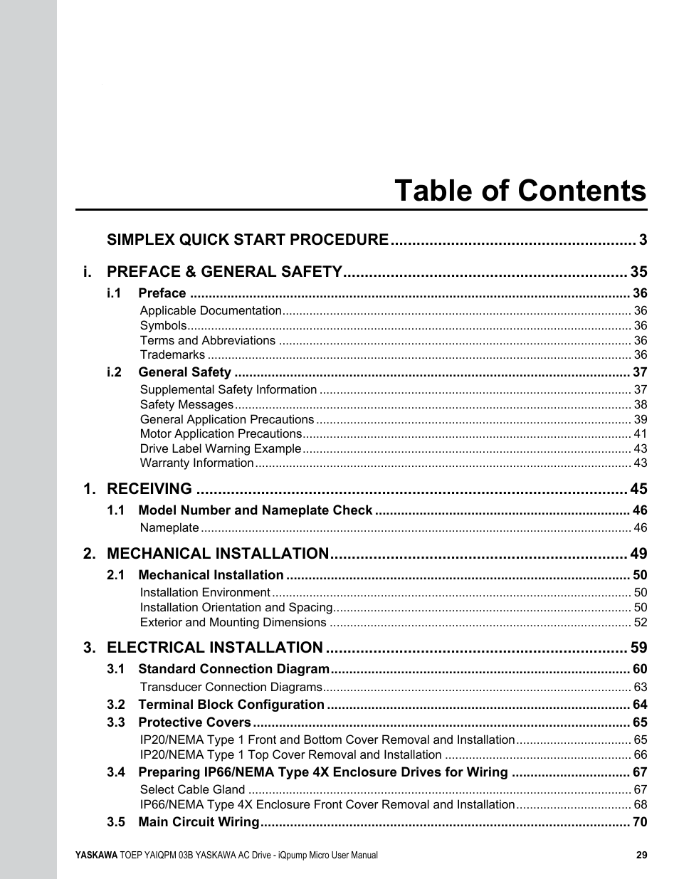 Yaskawa iQpump Micro User Manual | Page 29 / 300