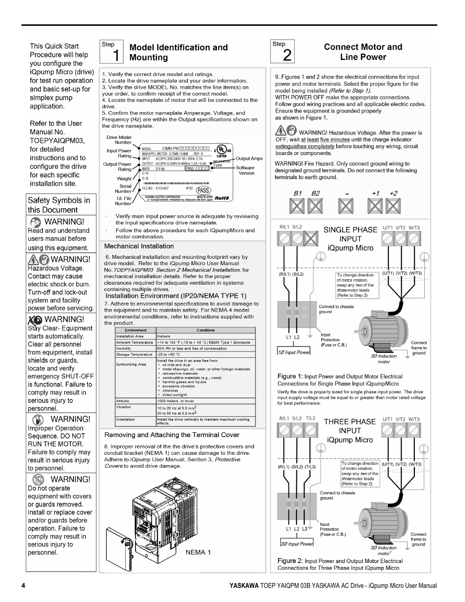 Yaskawa iQpump Micro User Manual | Page 4 / 300