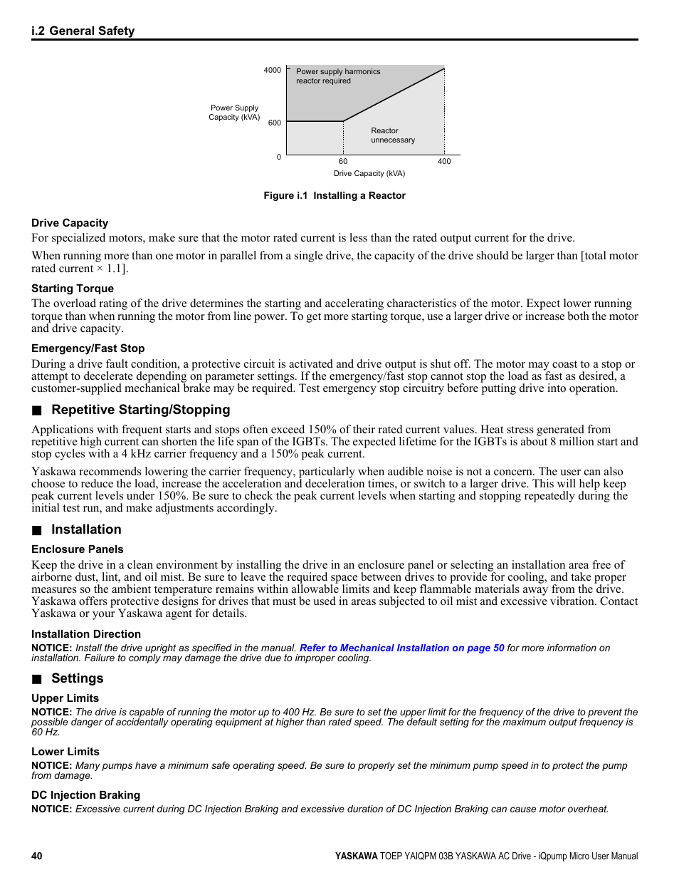 Yaskawa iQpump Micro User Manual | Page 40 / 300