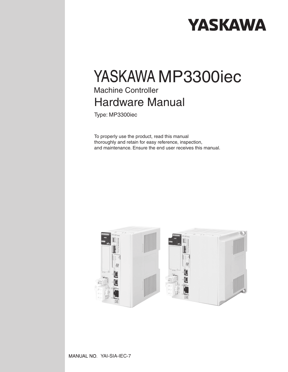 Yaskawa MP3300iec User Manual | 82 pages