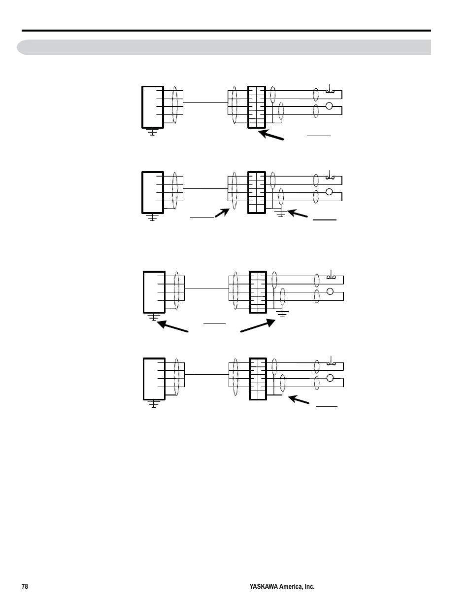 27 cable shielding, segregation and noise immunity, Proper, Wrong | Yaskawa MP3300iec User Manual | Page 78 / 82