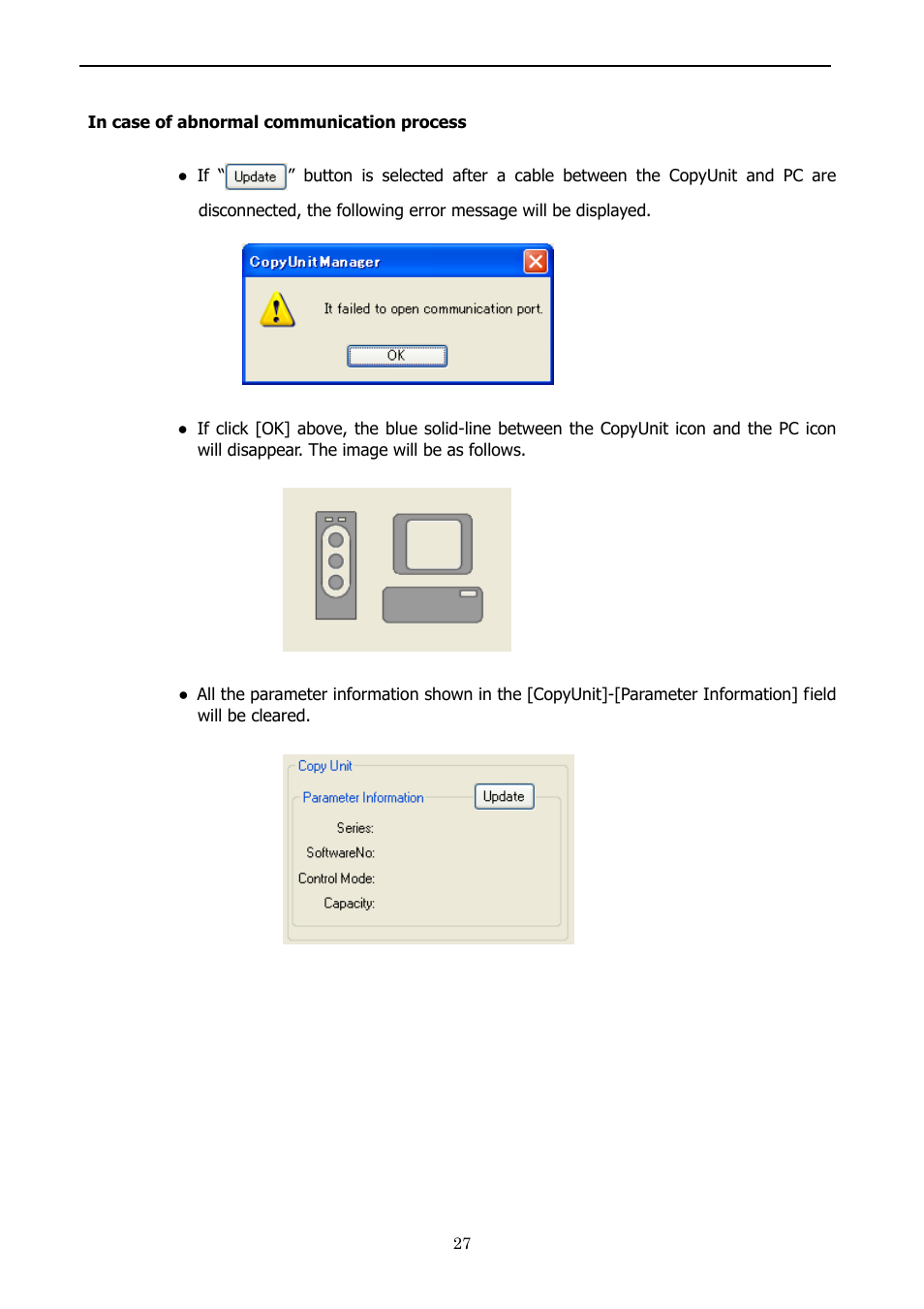 Yaskawa 1000 Series JVOP-181 Copy Unit Manager User Manual | Page 27 / 38
