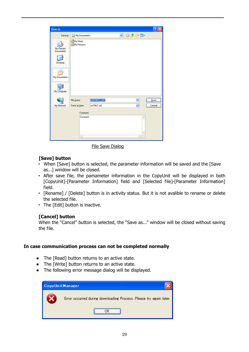 Yaskawa 1000 Series JVOP-181 Copy Unit Manager User Manual | Page 29 / 38
