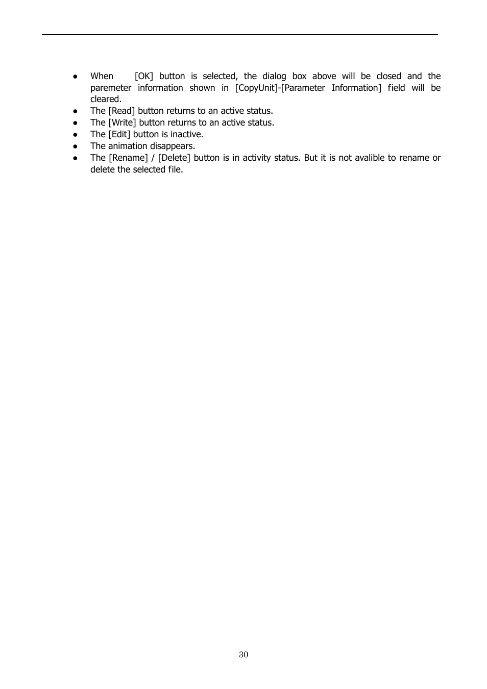 Yaskawa 1000 Series JVOP-181 Copy Unit Manager User Manual | Page 30 / 38