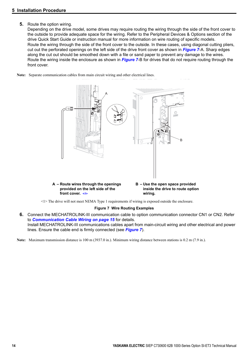 A1000 | Yaskawa SI-ET3 User Manual | Page 14 / 49