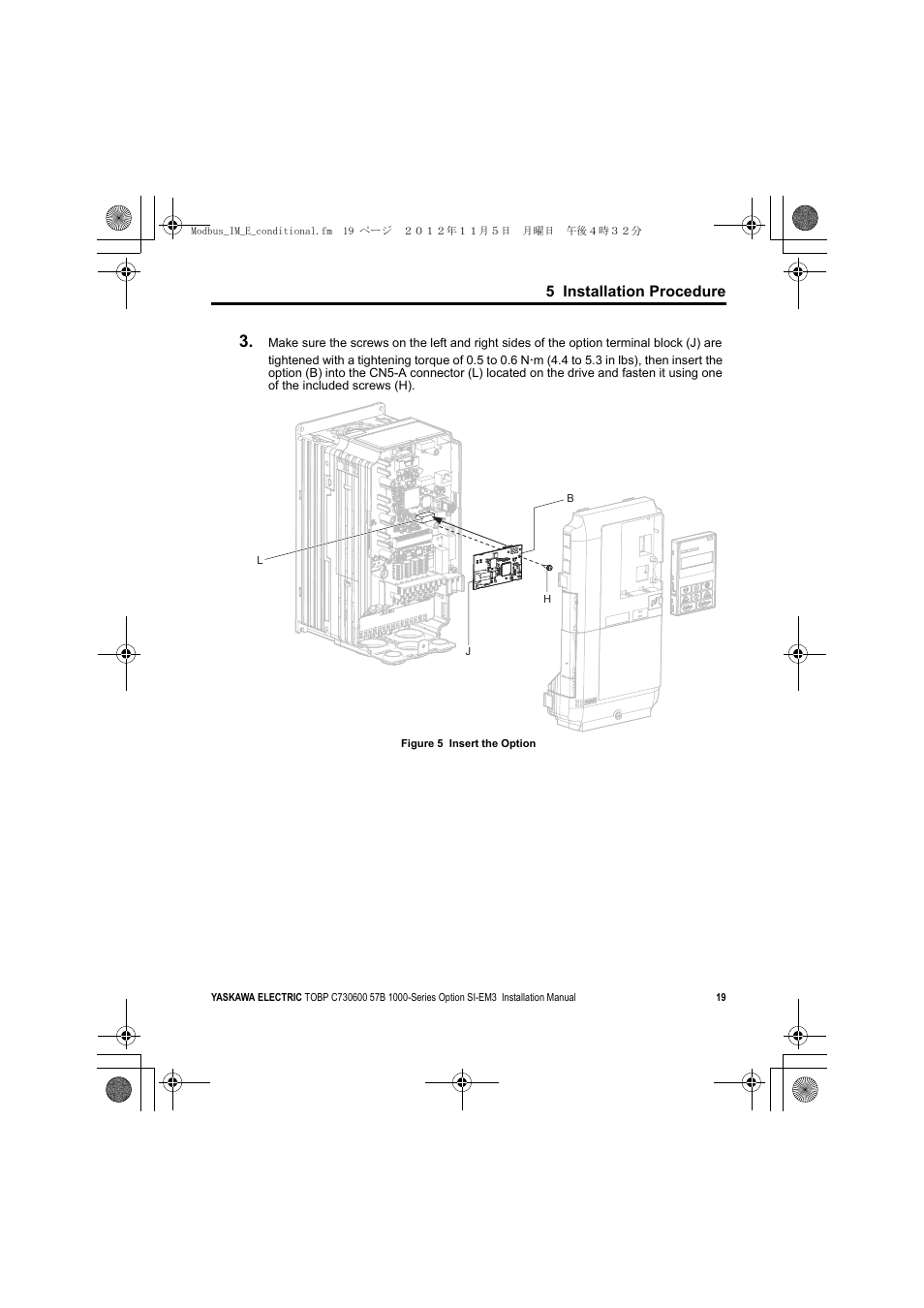 A1000 | Yaskawa Modbus TCP/IP Installation User Manual | Page 19 / 51