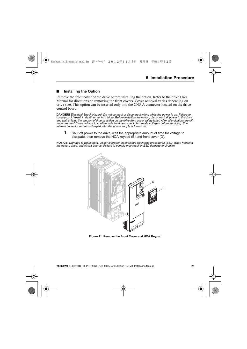 A1000 | Yaskawa Modbus TCP/IP Installation User Manual | Page 25 / 51