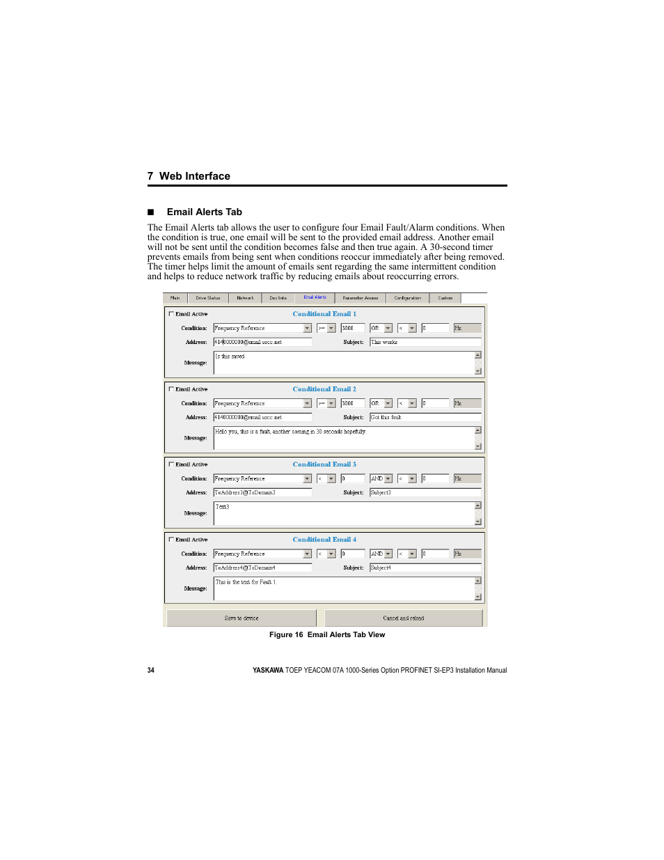 Yaskawa SI-EP3 PROFINET Installation User Manual | Page 34 / 56