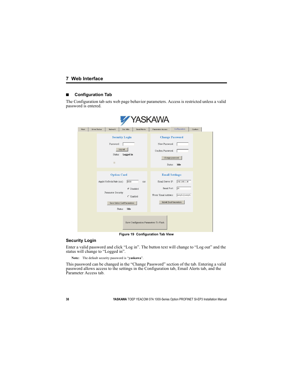Yaskawa SI-EP3 PROFINET Installation User Manual | Page 38 / 56