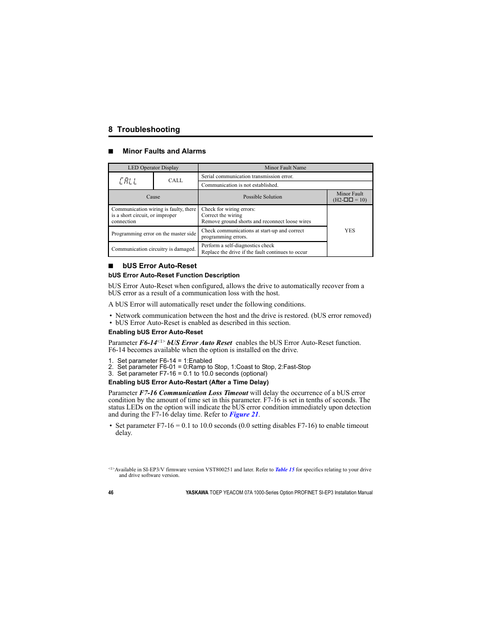 Yaskawa SI-EP3 PROFINET Installation User Manual | Page 46 / 56
