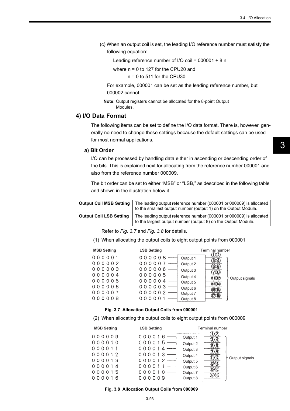 4) i/o data format | Yaskawa 120 Series I/O Modules User Manual | Page 123 / 308