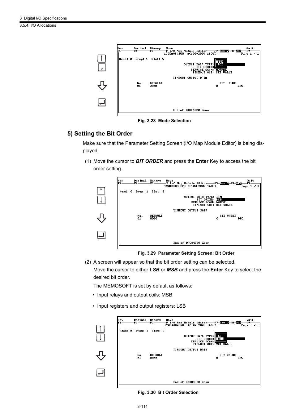 5) setting the bit order | Yaskawa 120 Series I/O Modules User Manual | Page 144 / 308