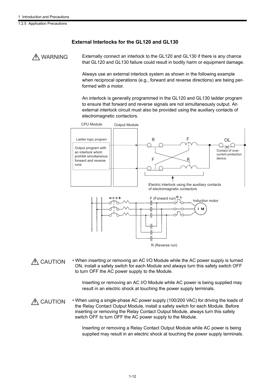 Warning, Caution | Yaskawa 120 Series I/O Modules User Manual | Page 17 / 308